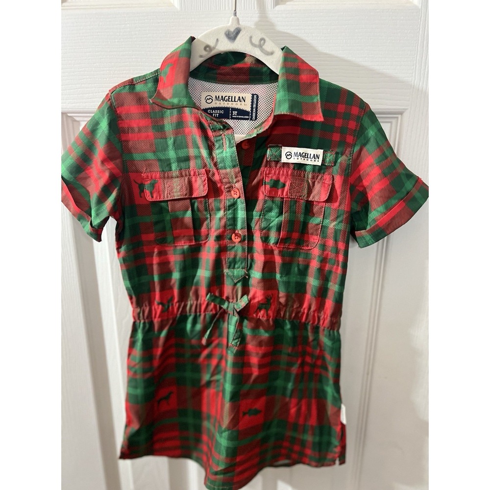 Magellan Outdoors Dress Toddler Girls 3T Vented Southern Summer